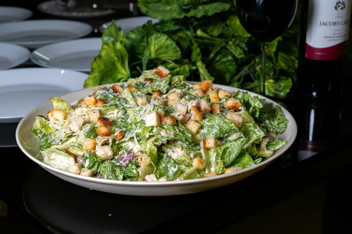 Vegetarische Caesar salad