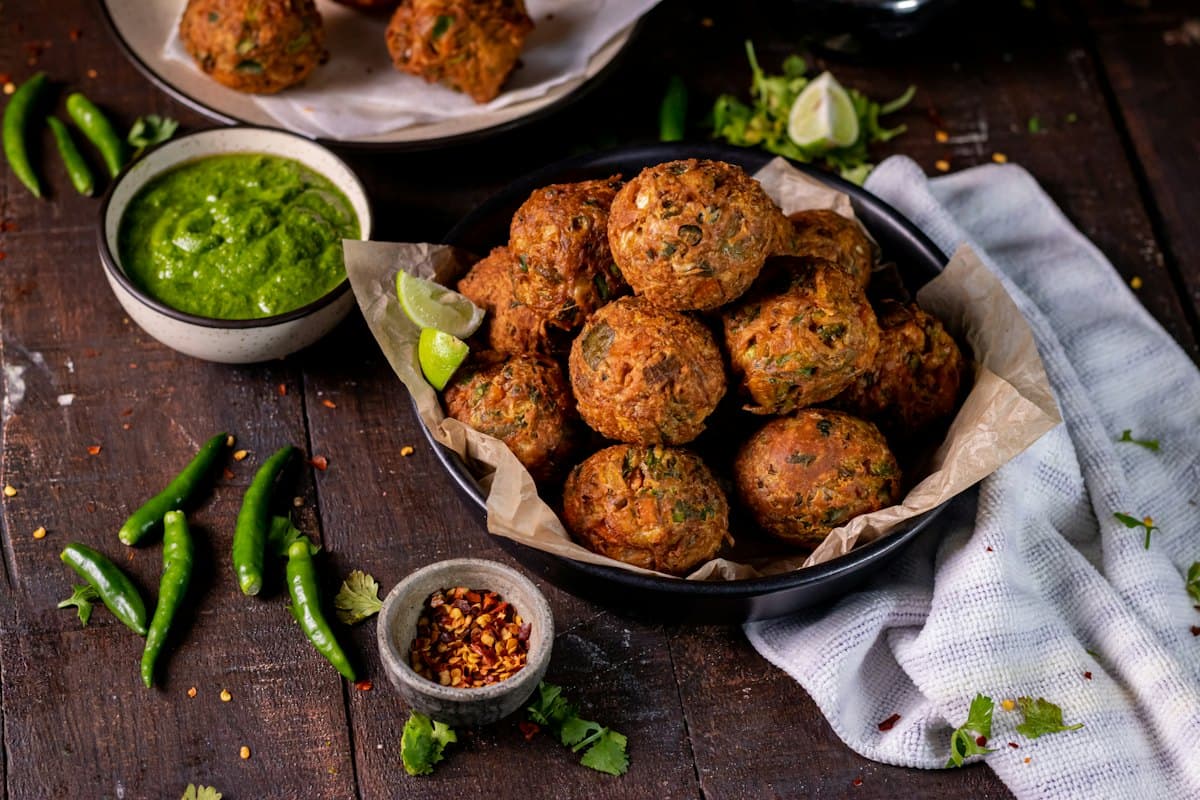 Vegetarische gehaktballen in jus
