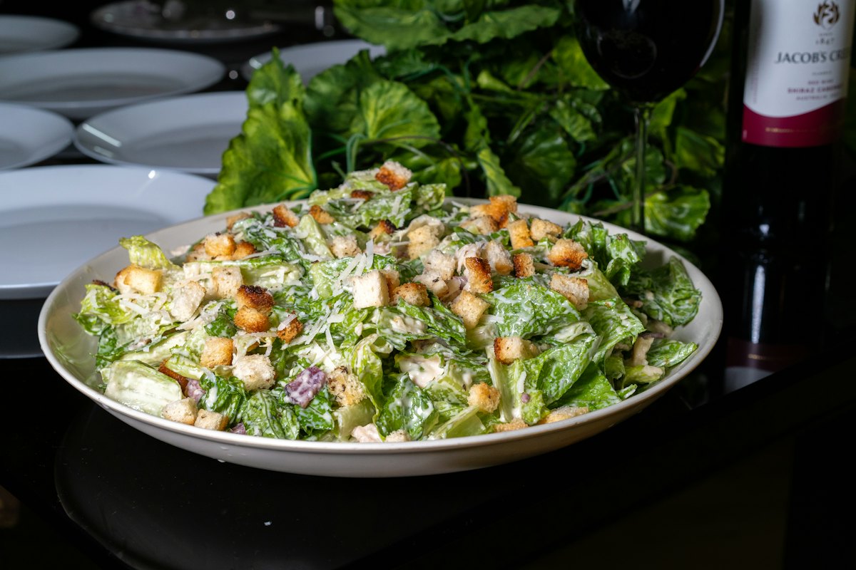 Vegetarische Caesar salad